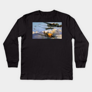 Luftwaffe Raid Kids Long Sleeve T-Shirt